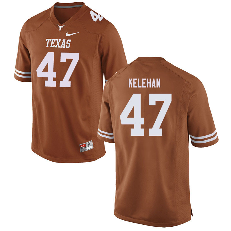 Men #47 Chandler Kelehan Texas Longhorns College Football Jerseys Sale-Orange